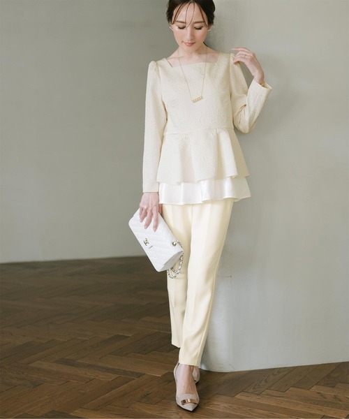 UR'S（ユアーズ）の「カラースティックパンツ（その他パンツ・レディース・ピンク/イエロー/ブルー/ライトグリーン/ラベンダー/グレイッシュベージュ/ブラック/グリーン/グリーン系その他/ターコイズブルー/ダークブルー/オフホワイト/ダークネイビー/チャコール/グリーン系その他2/カーキ/ライトピンク・S/M/L/TM）」の22枚目の写真