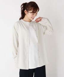 pink adobe | ◆【M-3L】バンドカラーシャツ(シャツ/ブラウス)