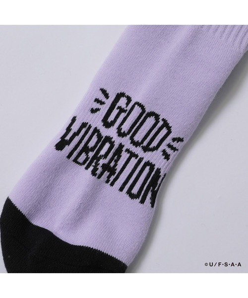 RUDIE'S（ルーディーズ）の「RUDIE'S x CRAYON SHINCHAN PEACE SOCKS（ソックス/靴下・メンズ・ラベンダー/ホワイト・FREE）」の7枚目の写真