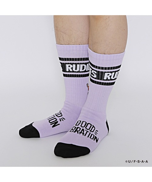 RUDIE'S（ルーディーズ）の「RUDIE'S x CRAYON SHINCHAN PEACE SOCKS（ソックス/靴下・メンズ・ラベンダー/ホワイト・FREE）」の17枚目の写真