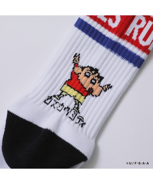 RUDIE'S（ルーディーズ）の「RUDIE'S x CRAYON SHINCHAN PEACE SOCKS（ソックス/靴下・メンズ・ラベンダー/ホワイト・FREE）」の18枚目の写真