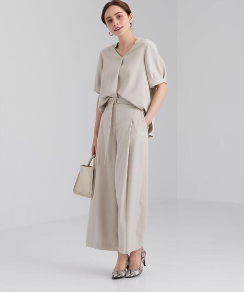 green label relaxing（グリーンレーベルリラクシング）の「CB リネンライク カレンダー ブラウス -BP ◇No13◇（シャツ/ブラウス・レディース・オレンジ/ナチュラル/ダークブラウン・FREE）」の15枚目の写真