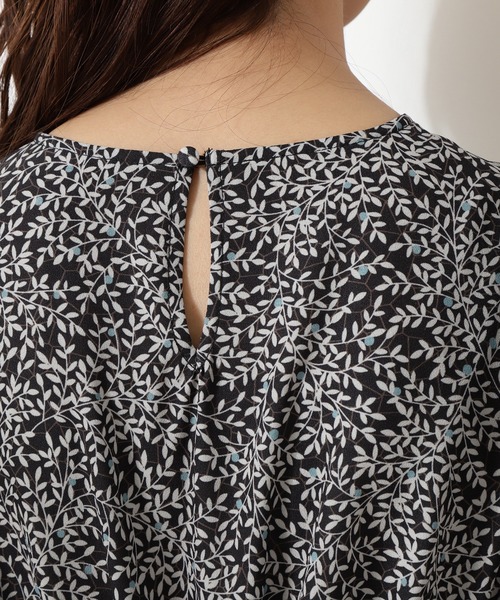 N.(N. Natural Beauty Basic)(エヌエヌナチュラルビューティーベーシック)の「【追加生産】【S Size Line】◆プリントパワーショルダーワンピース(ワンピース・レディース・ホワイト/ブラック/ブルー・SMALL/MEDIUM)」の17枚目の写真