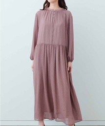 ＩＥＤＩＴ　シフォンドビー素材のロングワンピース