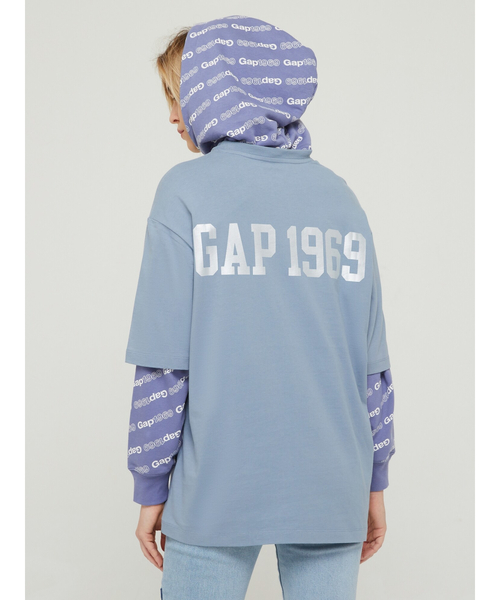 GAP（ギャップ）の「Gapロゴ クルーネックtシャツ（Tシャツ/カットソー・レディース・ライトブルー/イエロー/レッド/ワイン・S/XS/M/L/XXS）」の5枚目の写真
