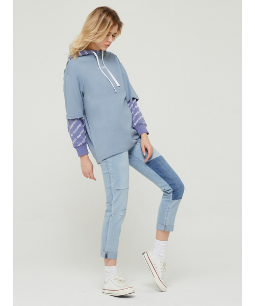 GAP（ギャップ）の「Gapロゴ クルーネックtシャツ（Tシャツ/カットソー・レディース・ライトブルー/イエロー/レッド/ワイン・S/XS/M/L/XXS）」の7枚目の写真