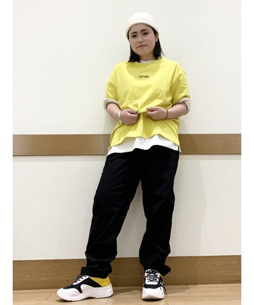 GAP（ギャップ）の「Gapロゴ クルーネックtシャツ（Tシャツ/カットソー・レディース・ライトブルー/イエロー/レッド/ワイン・S/XS/M/L/XXS）」の14枚目の写真