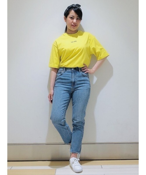 GAP（ギャップ）の「Gapロゴ クルーネックtシャツ（Tシャツ/カットソー・レディース・ライトブルー/イエロー/レッド/ワイン・S/XS/M/L/XXS）」の11枚目の写真