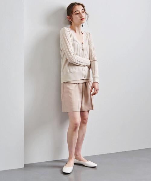 Gunn Johansson（グンヨハンソン）の「＜Gunn Johansson（グン ヨハンソン）＞リブ Vネック カーディガン◆（カーディガン/ボレロ・レディース・ネイビー/オフホワイト・38）」の15枚目の写真