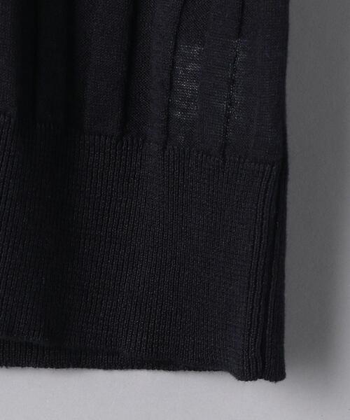 Gunn Johansson（グンヨハンソン）の「＜Gunn Johansson（グン ヨハンソン）＞リブ Vネック カーディガン◆（カーディガン/ボレロ・レディース・ネイビー/オフホワイト・38）」の13枚目の写真