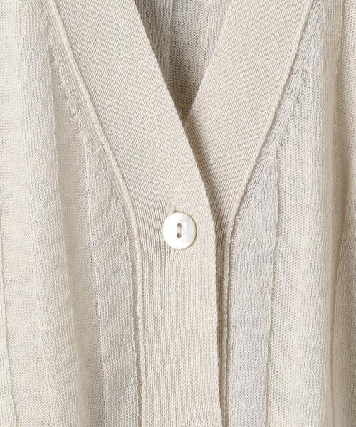 Gunn Johansson（グンヨハンソン）の「＜Gunn Johansson（グン ヨハンソン）＞リブ Vネック カーディガン◆（カーディガン/ボレロ・レディース・ネイビー/オフホワイト・38）」の16枚目の写真