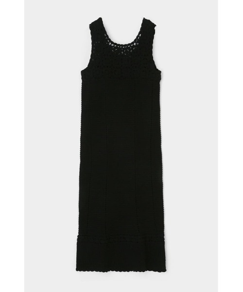 MOUSSY（マウジー）の「CROCHET SLEEVELESS ドレス（ワンピース・レディース・ブラック/アイボリー・FREE）」の8枚目の写真