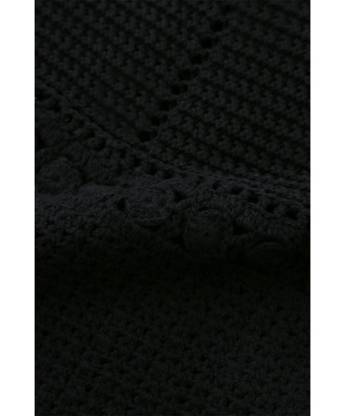 MOUSSY（マウジー）の「CROCHET SLEEVELESS ドレス（ワンピース・レディース・ブラック/アイボリー・FREE）」の13枚目の写真