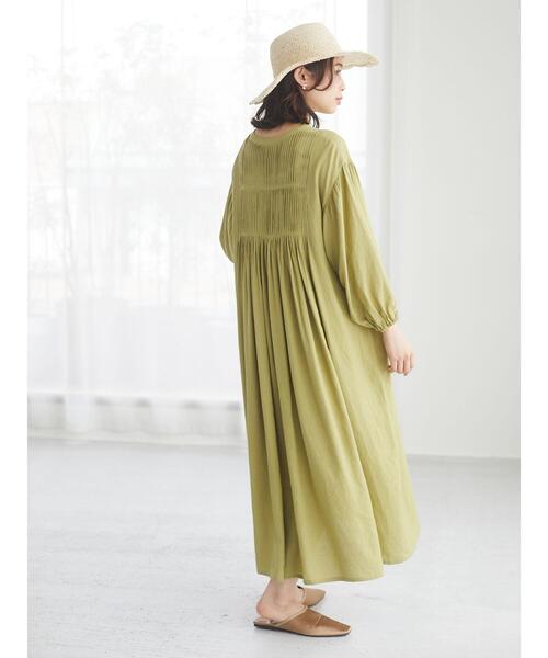 Furryrate(ファーリーレート)の「・furry rate ハシゴレース&ピンタックワンピ*(ワンピース・レディース・ブラック/ブルー/ライトグリーン/アイボリー・FREE)」の11枚目の写真