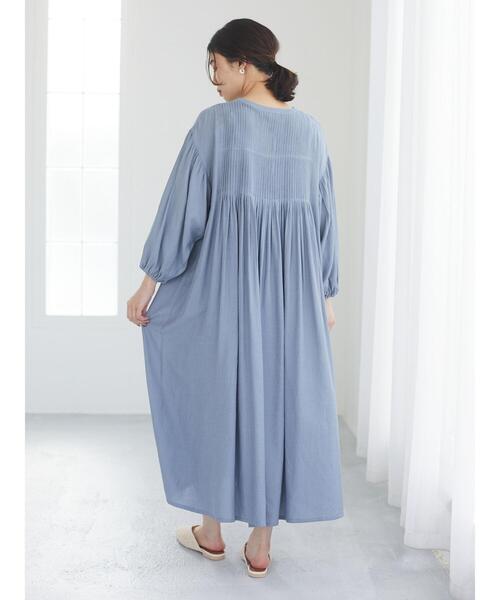 Furryrate(ファーリーレート)の「・furry rate ハシゴレース&ピンタックワンピ*(ワンピース・レディース・ブラック/ブルー/ライトグリーン/アイボリー・FREE)」の18枚目の写真