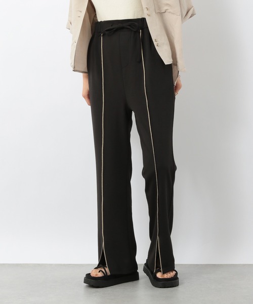 Heather（ヘザー）の「ハイショクラインスリットフレアパンツ　949141（その他パンツ・レディース・ブラック/アイボリー・FREE）」の4枚目の写真