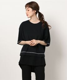 RAG MACHINE | 【RAG MACHINE】配色レイヤードTシャツ(Tシャツ/カットソー)
