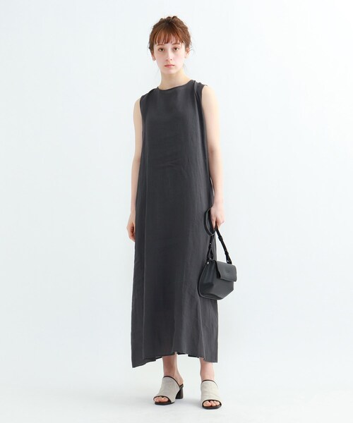 Indivi インディヴィ のファッション ワンピース S ラミーボイルバックデザインフレアーワンピース ワンピース Packrite Com