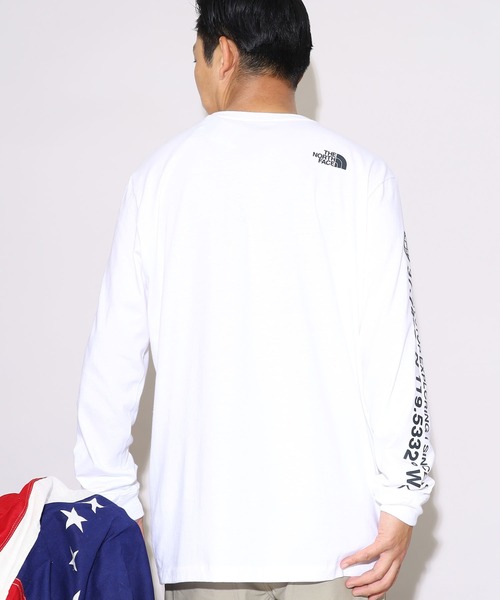 THE NORTH FACE(ザノースフェイス)の「THE NORTH FACE/ザ・ノースフェイス M COORDINA TES LS TEE ロンT/長袖Tシャツ(Tシャツ/カットソー・メンズ・ホワイト/ブラック・S/M/L)」の9枚目の写真
