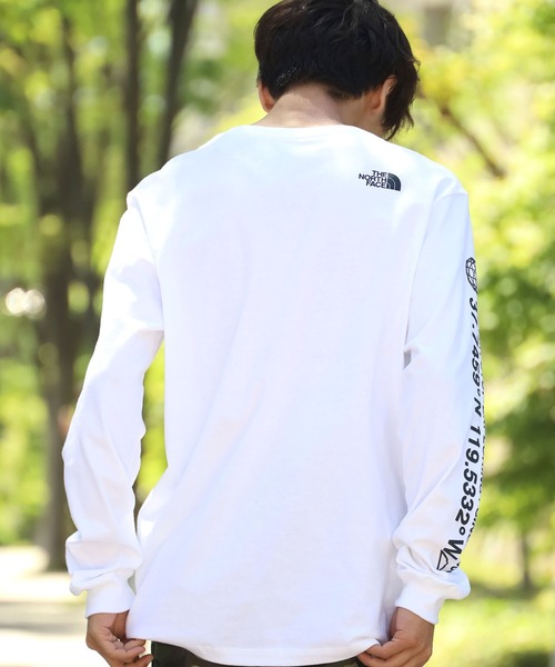 THE NORTH FACE(ザノースフェイス)の「THE NORTH FACE/ザ・ノースフェイス M COORDINA TES LS TEE ロンT/長袖Tシャツ(Tシャツ/カットソー・メンズ・ホワイト/ブラック・S/M/L)」の16枚目の写真