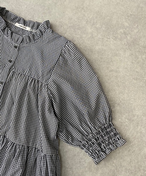 AS KNOW AS PINKY(アズノゥアズピンキー)の「フレンチガールマスクチュニック(チュニック・レディース・ブラック/グリーン/サックスブルー・FREE)」の7枚目の写真