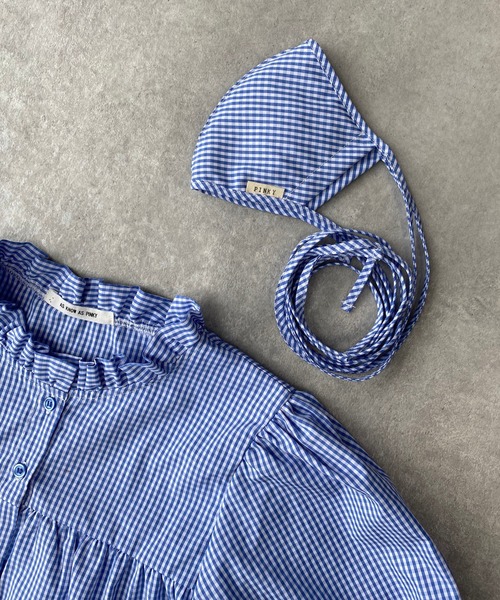 AS KNOW AS PINKY(アズノゥアズピンキー)の「フレンチガールマスクチュニック(チュニック・レディース・ブラック/グリーン/サックスブルー・FREE)」の12枚目の写真