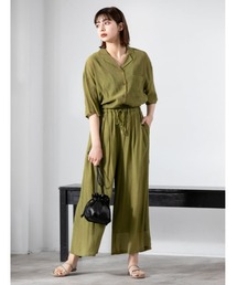 fifth | 楊柳開襟シャツセットアップ(セットアップ)