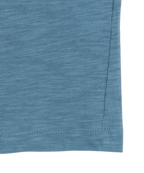 moimoln（モイモルン）の「クリップビスケット ポケット半袖Tシャツ（Tシャツ/カットソー・キッズ・ブルー/オフホワイト・120cm/130cm/110cm/90cm/100cm）」の8枚目の写真