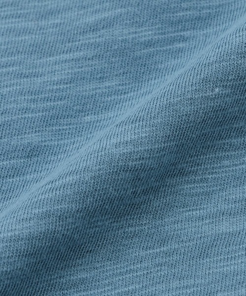 moimoln（モイモルン）の「クリップビスケット ポケット半袖Tシャツ（Tシャツ/カットソー・キッズ・ブルー/オフホワイト・120cm/130cm/110cm/90cm/100cm）」の10枚目の写真