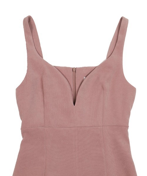 ACYM(アシーム)の「V open tuck dress(ワンピース・レディース・ブラック/ピンク・FREE)」の9枚目の写真