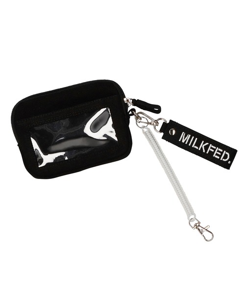 MILKFED.（ミルクフェド）の「EMBROIDERED BAR PASS HOLDER（パスケース・レディース・ホワイト/ブラック/ベージュ/レッド/ライトパープル/ライトピンク/ネイビー/A/B・ONE SIZE）」の14枚目の写真