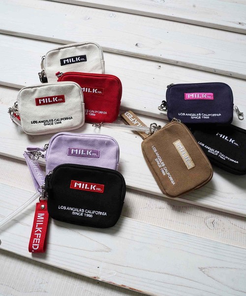 MILKFED.（ミルクフェド）の「EMBROIDERED BAR PASS HOLDER
