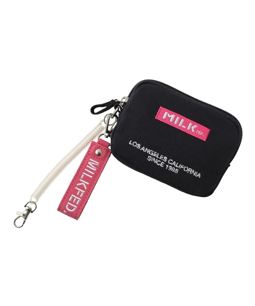 MILKFED.（ミルクフェド）の「EMBROIDERED BAR PASS HOLDER（パスケース・レディース・ホワイト/ブラック/ベージュ/レッド/ライトパープル/ライトピンク/ネイビー/A/B・ONE SIZE）」の19枚目の写真