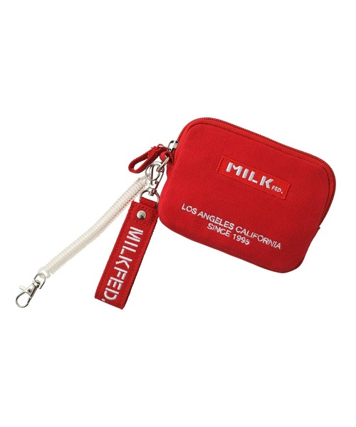 MILKFED.（ミルクフェド）の「EMBROIDERED BAR PASS HOLDER（パスケース・レディース・ホワイト/ブラック/ベージュ/レッド/ライトパープル/ライトピンク/ネイビー/A/B・ONE SIZE）」の20枚目の写真