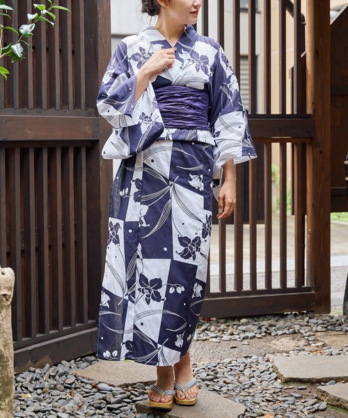 Chico（チコ）の「【浴衣用帯】兵児帯（和装小物・レディース・ボルドー/グリーン系その他/パープル・FREE）」の19枚目の写真