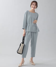 B:MING by BEAMS / ベルト付き ロングスリーブ セットアップ 21AW-P