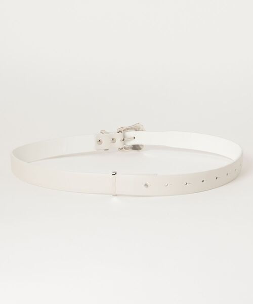TOGA VIRILIS(トーガ ビリリース)の「TOGA VIRILIS LEATHER BELT(ベルト・メンズ・ホワイト・FREE)」の2枚目の写真