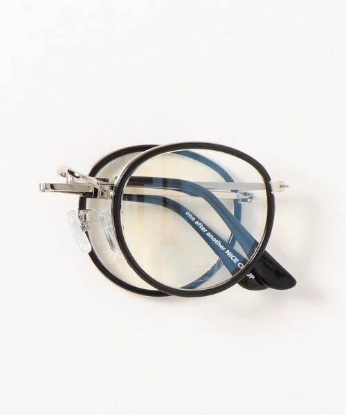 one after another NICE CLAUP（ワンアフターアナザーナイスクラップ）の「【Web限定】折りたたみ伊達めがね（ブルーライトカットレンズ）（メガネ・レディース・ブラック/その他・FREE）」の4枚目の写真