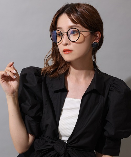 one after another NICE CLAUP（ワンアフターアナザーナイスクラップ）の「【Web限定】折りたたみ伊達めがね（ブルーライトカットレンズ）（メガネ・レディース・ブラック/その他・FREE）」の9枚目の写真