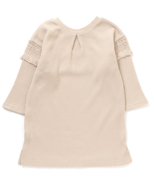 Seraph（セラフ）の「レース付きワンピース（ワンピース・キッズ・ベージュ/オレンジ/オリーブ・120/95/100/80/90/130/110/140）」の13枚目の写真