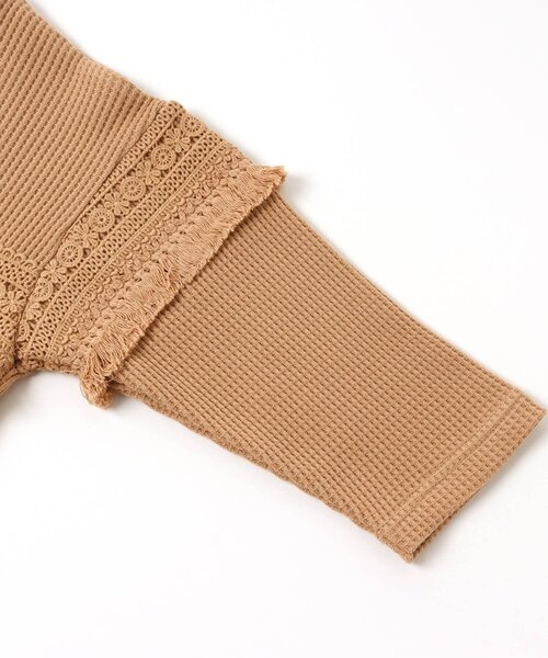 Seraph（セラフ）の「レース付きワンピース（ワンピース・キッズ・ベージュ/オレンジ/オリーブ・120/95/100/80/90/130/110/140）」の10枚目の写真