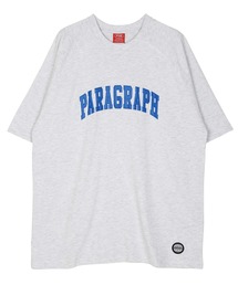 Paragraph | Paragraph / パラグラフ 立体ロゴ ラグラン切り替え 半袖Tシャツ(Tシャツ/カットソー)