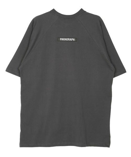 Paragraph（パラグラフ）の「Paragraph / パラグラフ 立体ロゴ ラグラン切り替え 半袖Tシャツ（Tシャツ/カットソー・メンズ・チャコールグレー/グレー・FREE）」の6枚目の写真