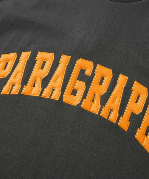 Paragraph（パラグラフ）の「Paragraph / パラグラフ 立体ロゴ ラグラン切り替え 半袖Tシャツ（Tシャツ/カットソー・メンズ・チャコールグレー/グレー・FREE）」の4枚目の写真