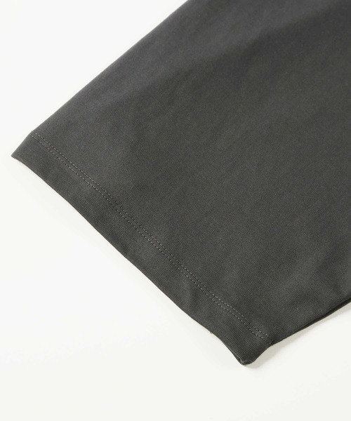 Paragraph（パラグラフ）の「Paragraph / パラグラフ 立体ロゴ ラグラン切り替え 半袖Tシャツ（Tシャツ/カットソー・メンズ・チャコールグレー/グレー・FREE）」の5枚目の写真