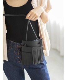 フリンジ付きミニショルダー