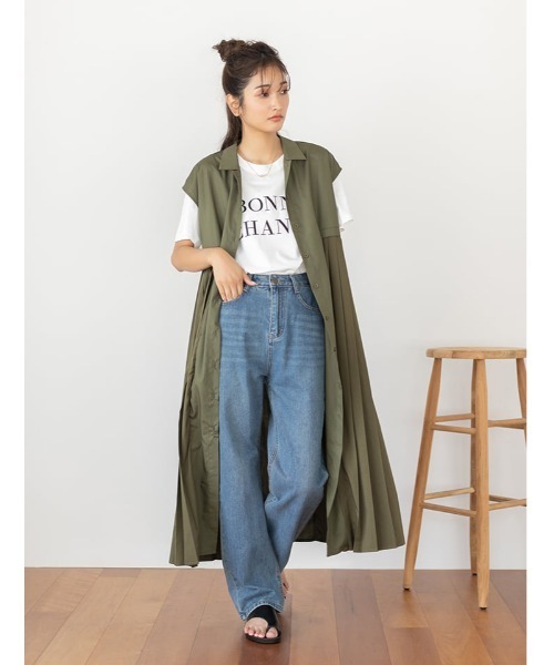 fifth（フィフス）の「フリンジ付きミニショルダー（ショルダーバッグ・レディース・ブラック/ベージュ・MEDIUM）」の9枚目の写真