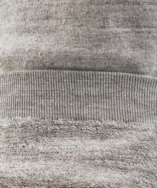 green label relaxing（グリーンレーベルリラクシング）の「＜green label relaxing＞スラブ CO パイル クルーネック 長袖 ニット（ニット/セーター・メンズ・ライトブルー/ナチュラル/ブラック/グレー・M/S/XL/L）」の6枚目の写真