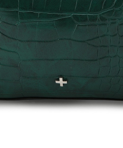 MADEMOISELLE ROPE'(マドモアゼル ロペ)の「【PETA+JAIN】2WAYクロコ型押しショルダーバッグ(ショルダーバッグ・レディース・ブラック/グリーン・FREE)」の12枚目の写真