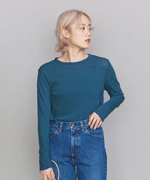 BEAUTY&YOUTH UNITED ARROWS | BY スーピマコットン シアークルーネックロングスリーブ Tシャツ(Tシャツ/カットソー)